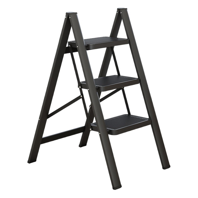 Escalera doméstica plegable multifuncional retráctil engrosada escalera de espiga interior escalera de cuatro pasos de cinco pasos escaleras pequeña portátil