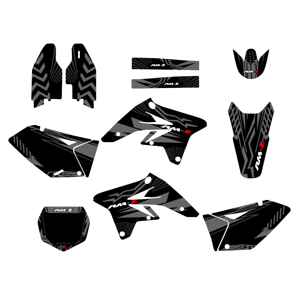 Aplicable a Suzuki RMZ250 2007 - 2009 pegatinas de motocicleta todoterreno pegatinas impermeables personales image 7