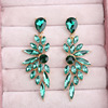 Trend crystal earings, fashionable earrings, European style, factory direct supply