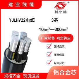 YJLHV22无氧铝芯电线电缆厂家批发3芯25-150平方国标保检铝线电缆
