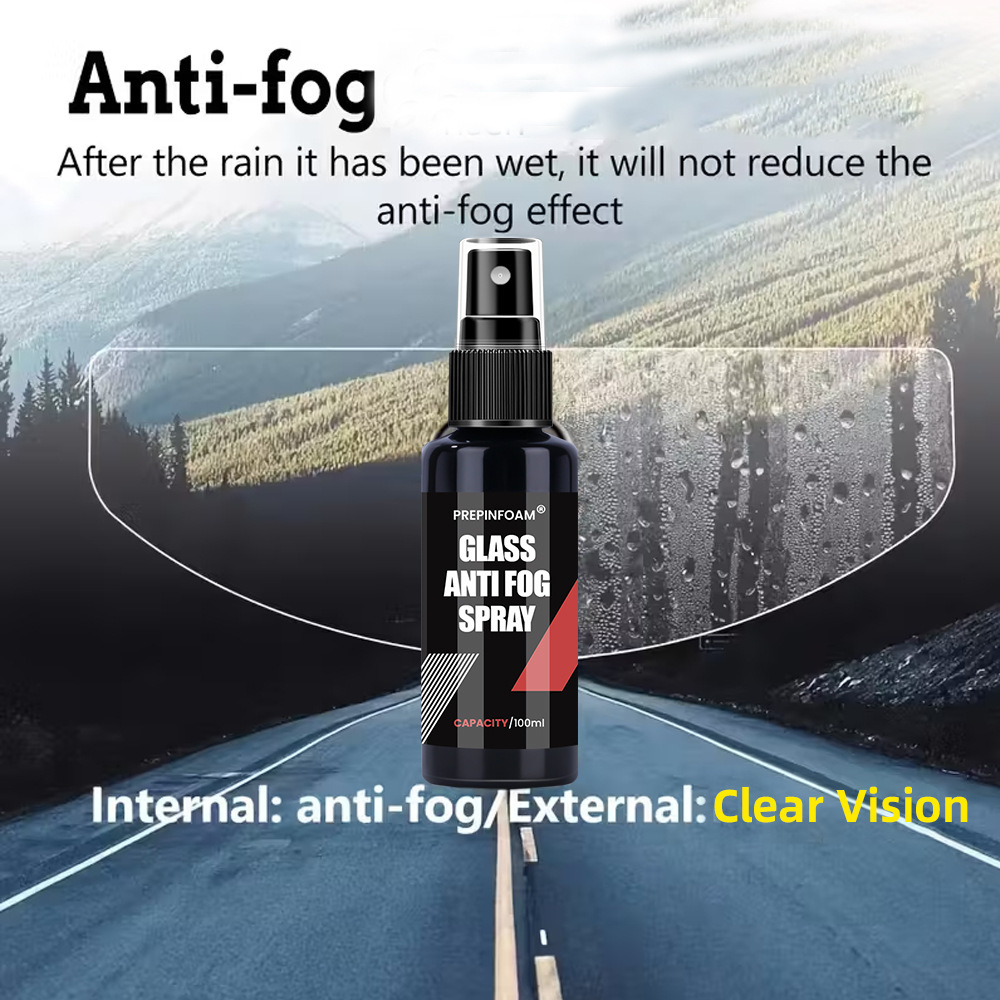 Prepinfoam-P109 Car Windshield Anti-Fog Agent Defogging Car Window Transparent and Long-Lasting Cross-Border Supply