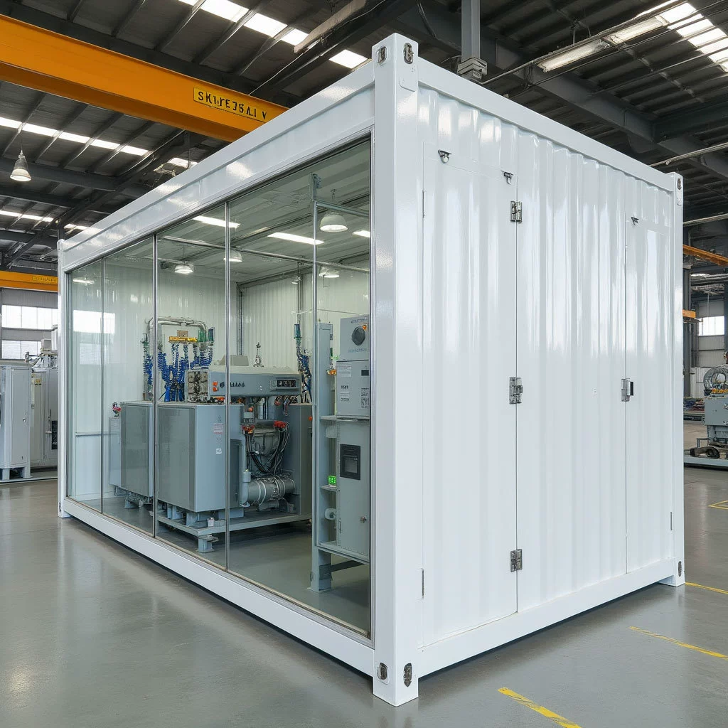 Процесс герметизации сборных кабин Nuojin Global Power строго контролируется для обеспечения уровня защиты