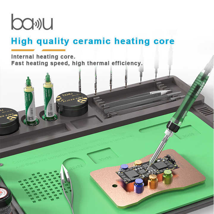 巴酷BA-462电烙铁家用烙铁手机电子维修焊接工具焊锡枪升温快110V