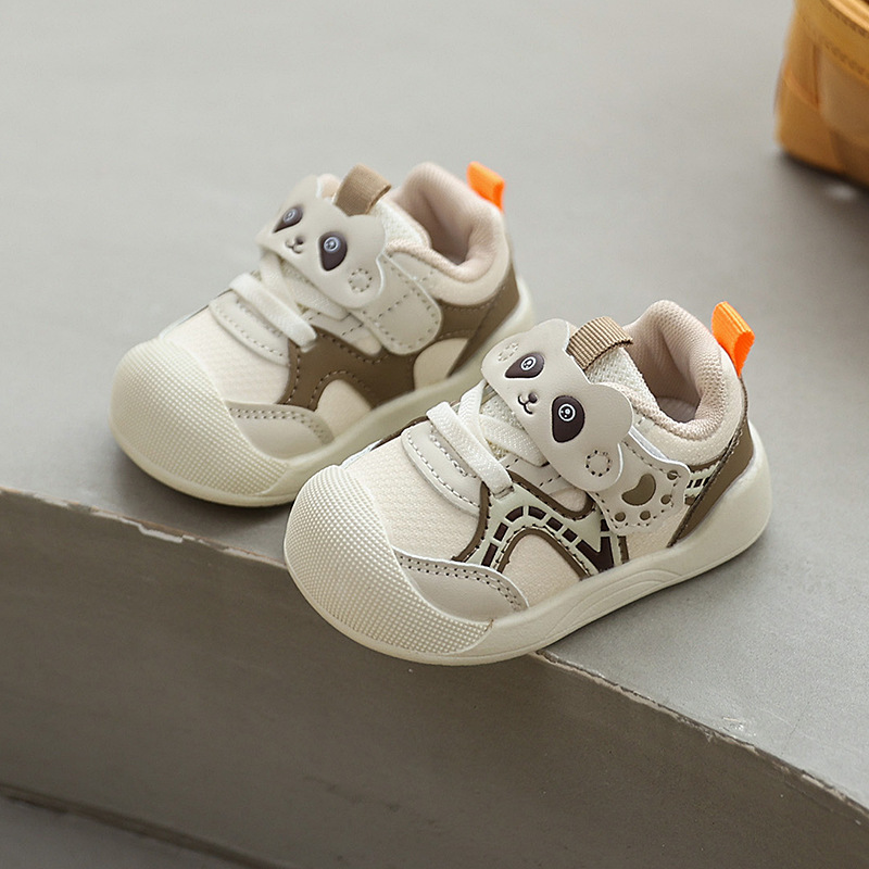 Autumn Style Toddler Walking Shoes Soft Soled Breathable Non Slip Cute Cartoon Characters For Boys And Girls_voghion.com
