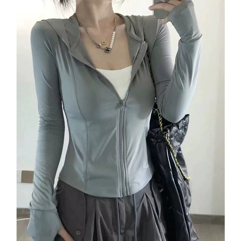 Прохладный ледяной шелк солнцезащитный крем женский летний УФ-солнцезащитный крем костюм 2025 новый открытый кардиган куртка топ