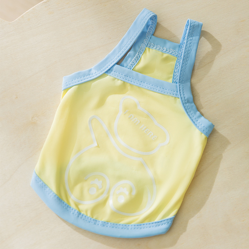 夏かわいいイチゴ子犬牽引デニムサスペンダースカートペット服小型および中型犬大型犬猫服|undefined