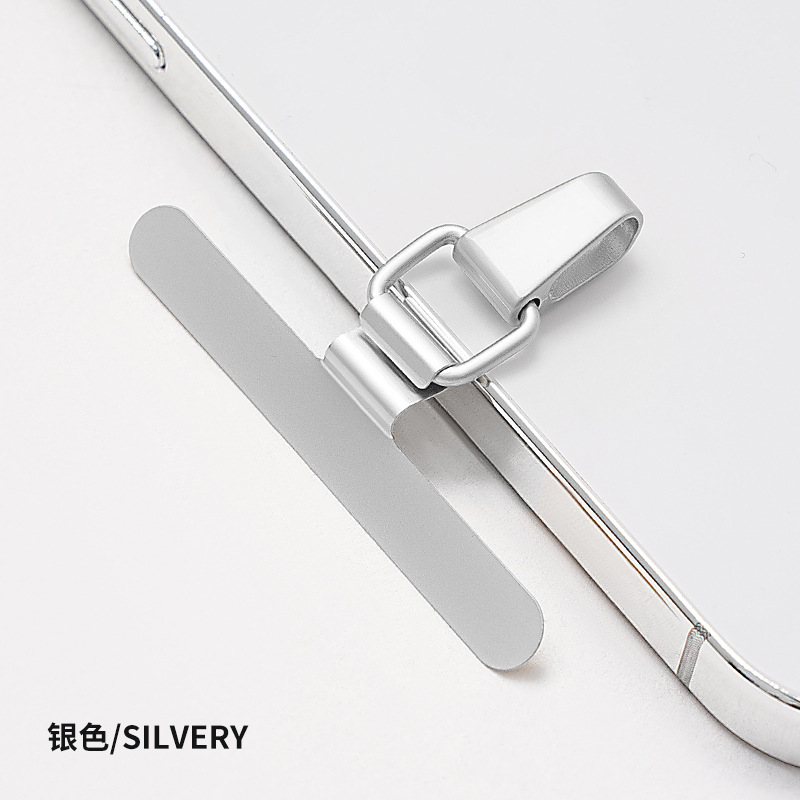 Junta para teléfono móvil de 0,2 mm, tarjeta de cadena para teléfono móvil, clip de cordón de acero inoxidable, parche de fijación, pieza de conexión, diseño patentado.