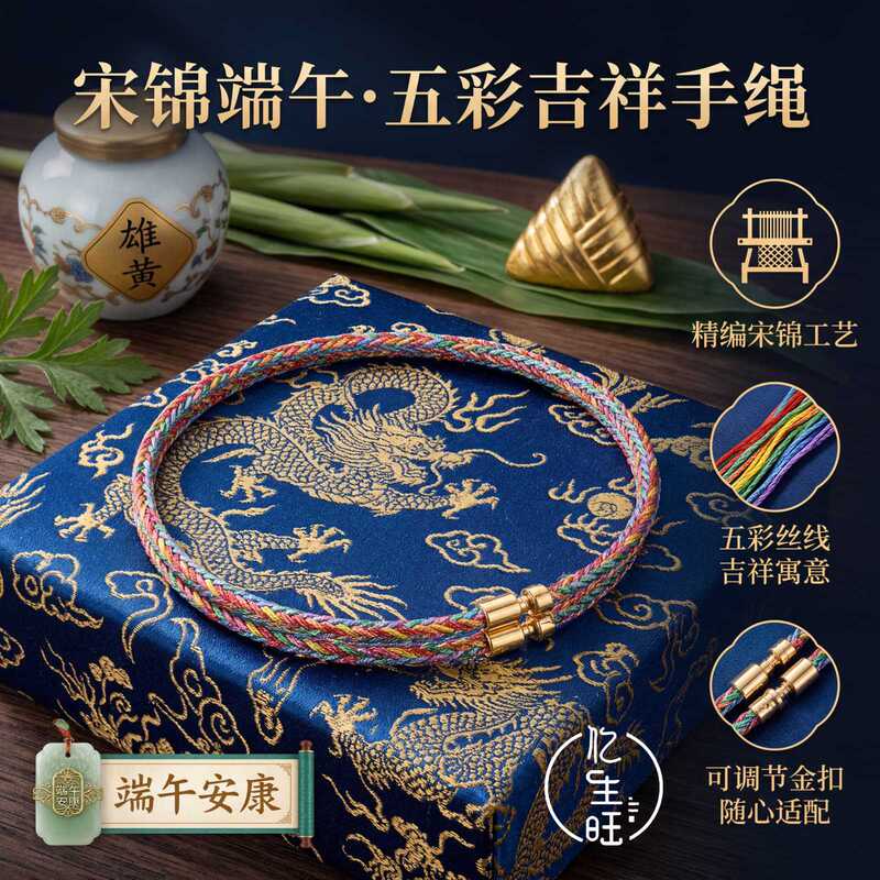 Colorful Rope Bracelets, Traditional Woven Bracelets for the Dragon Boat Festival, Holiday Couple's Blessing Accessories Wholesale, Dragon Boat Festival Good Luck In-Stock Items Colorful Rope Bracelets, Traditional Woven Bracelets for the Dragon Boat Festival, Holiday Couple's Blessing Accessories Wholesale, Dragon Boat Festival Good Luck In-Stock Items