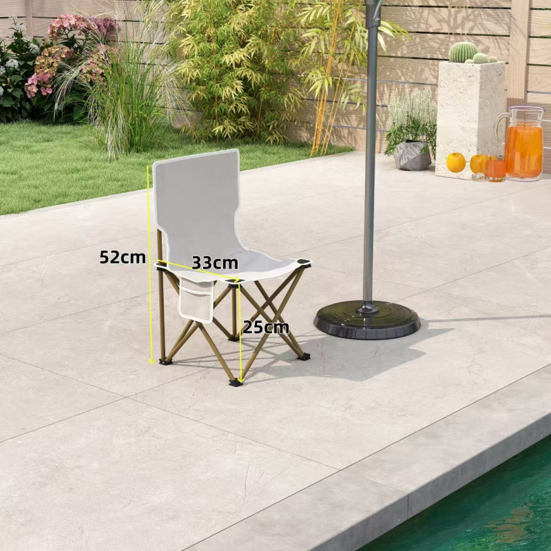 silla plegable al aire libre nueva silla portátil acampada silla de pesca silla de mercado nocturno silla de ocio automóvil