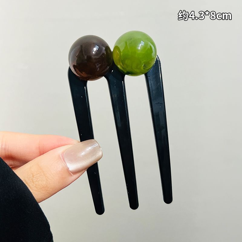 Coreano de alta sensibilidad pinzas de cabello de verano bola de cabello pinzas de cabello de cabello de flores de perlas variadas pinzas de cabello