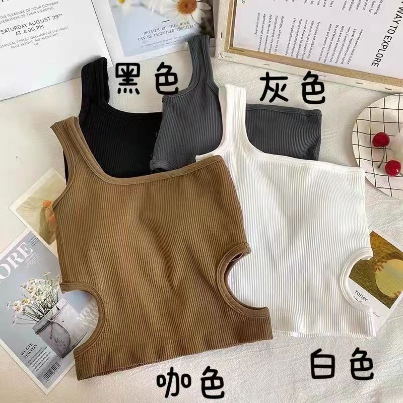 Ropa exterior de camisola sexy para mujer con almohadilla en el pecho chica caliente de moda estilo coreano top de un solo hombro mujeres