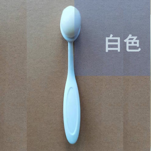 No. 4 cepillo de dientes cepillo base cepillo de maquillaje no comer polvo cepillo de limpieza de color Mango flexible cepillo de crema BB en stock