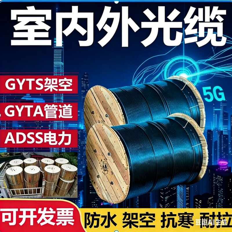 Factory discount direct sales 2 core 4 core 6 core 8 core 12 core 24 core optical fiber 48 core optical fiber cable 96 core 144 core single mode