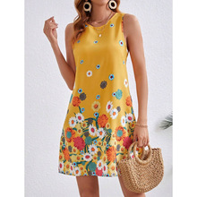 M 71562 Floral Print Camisole Dress ��������ӡ������ȹ