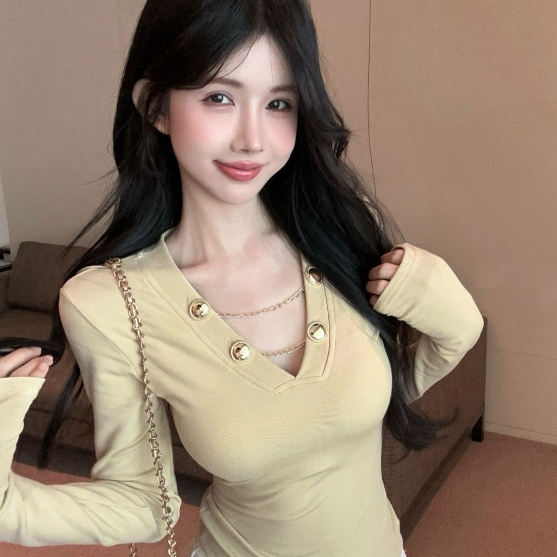 노란색