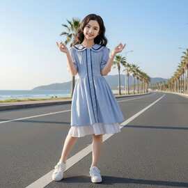 连衣裙休闲风夏季女童