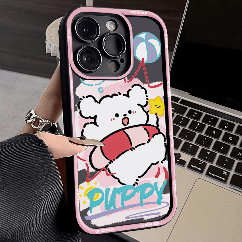 Suitable for Vivo Y21 Cross-Border Swimming Ring Puppy All-Inclusive Tpu Wear-Resistant Y33 Anti-Fall Y78 Emery Y93 Mobile Phone Case