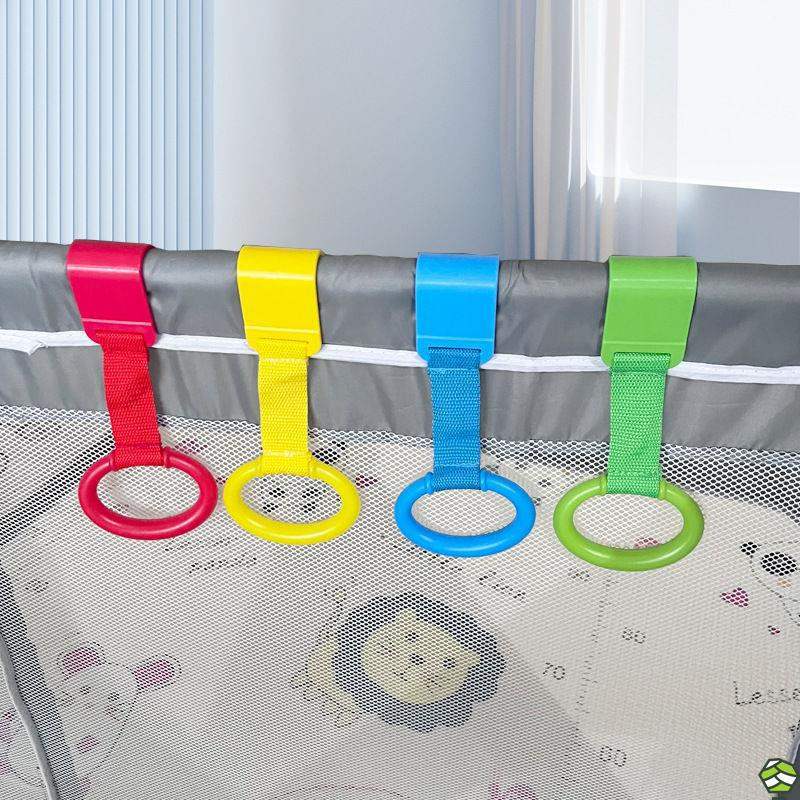 New Children's Playpen Hand Baby Learning to Stand Handrail Bed Pull Ring Baby Toddler Ring Fall Toy