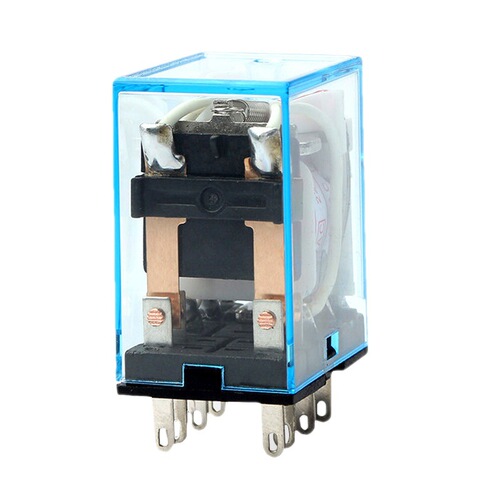 MY2NJ miniature intermediate relay with light HH52P AC 220V DC 24V 12V 8-pin 14-pin MY4NJ