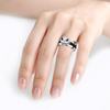 Two-color set, ring suitable for men and women, European style, wholesale