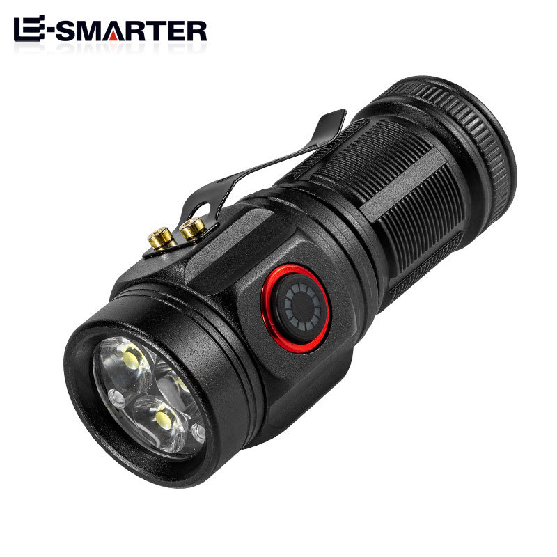 Cruz-frontera al aire libre mini linterna portátil sostenedor de la pluma de diseño ligero camping aventura brújula deportes linterna