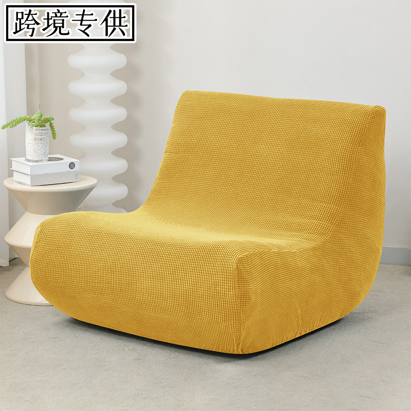 Cross-border Amazon Ebay All-inclusive Stretch Corn Grain Flannel Caterpillar Sofa Cover Lazy Sofa Cover Dust Cover