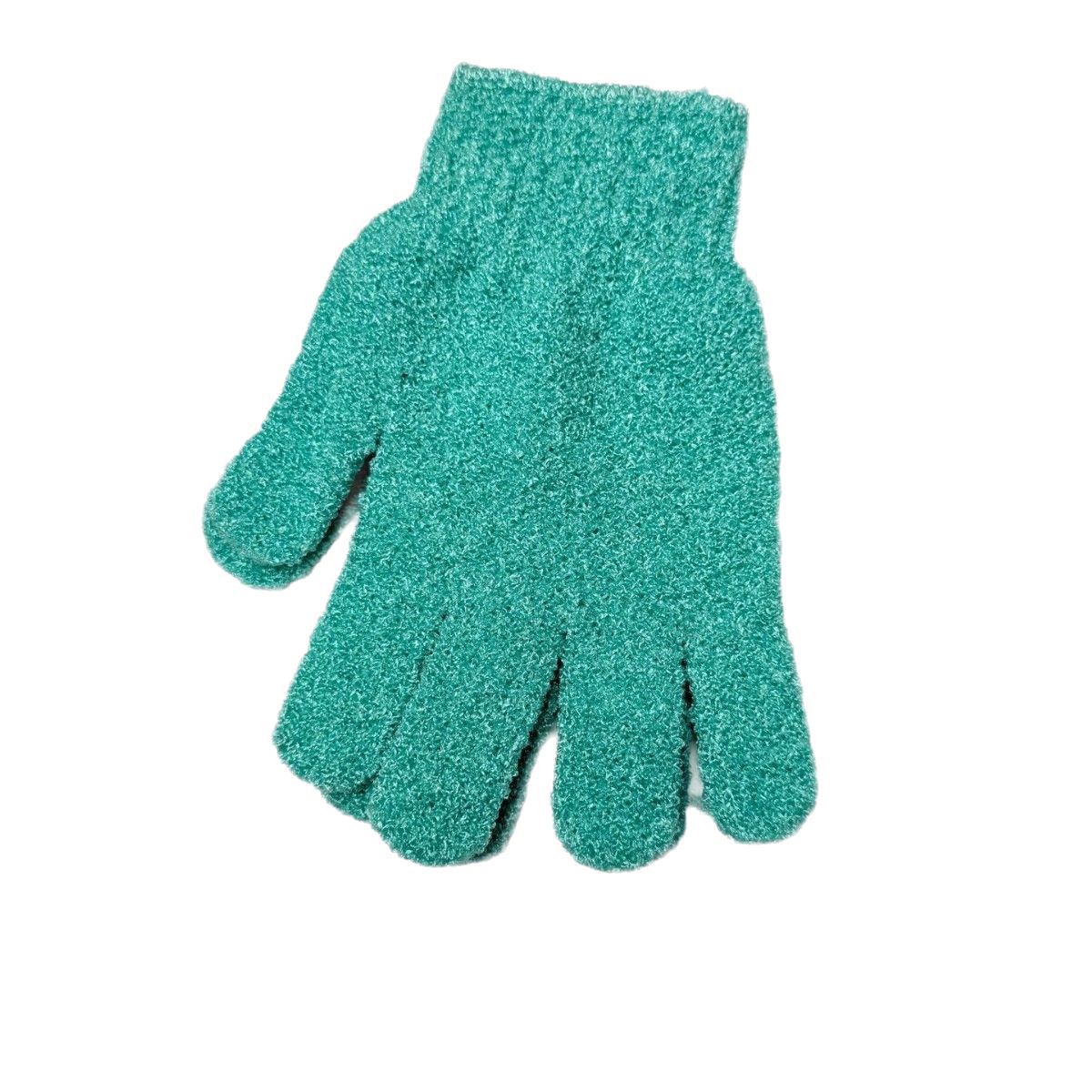 Guantes de baño de exfoliación de cinco dedos de nylon guantes de baño guantes de masaje guantes de spa fábrica de guantes de belleza
