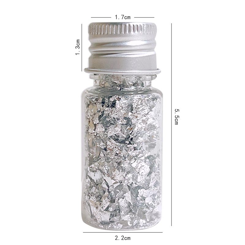 Joyería de uñas lámina de oro accesorios de material de decoración de uñas hechas a mano papel de lámina de oro oro plata piezas de lámina de estaño oro rosa