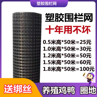 Plastic Mesh Protective Fence for Breeding Vegetable Gardens, Outdoor Chicken Corral, Corn Field Fence, Chicken and Duck Enclosure Net