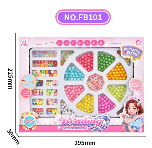 Play House juguete de los niños hechos a mano DIY juguete con cuentas chica pulsera acrílico cambiable con cuentas transfronteriza nuevo producto