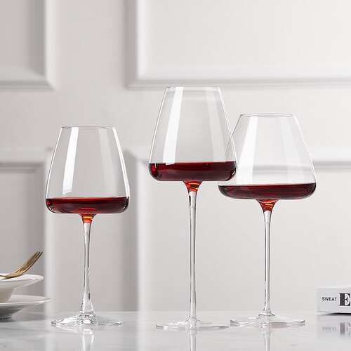 Bordeaux Burgundy red wine glass wholesale thin transparent crystal glass red wine wine glass goblet set
