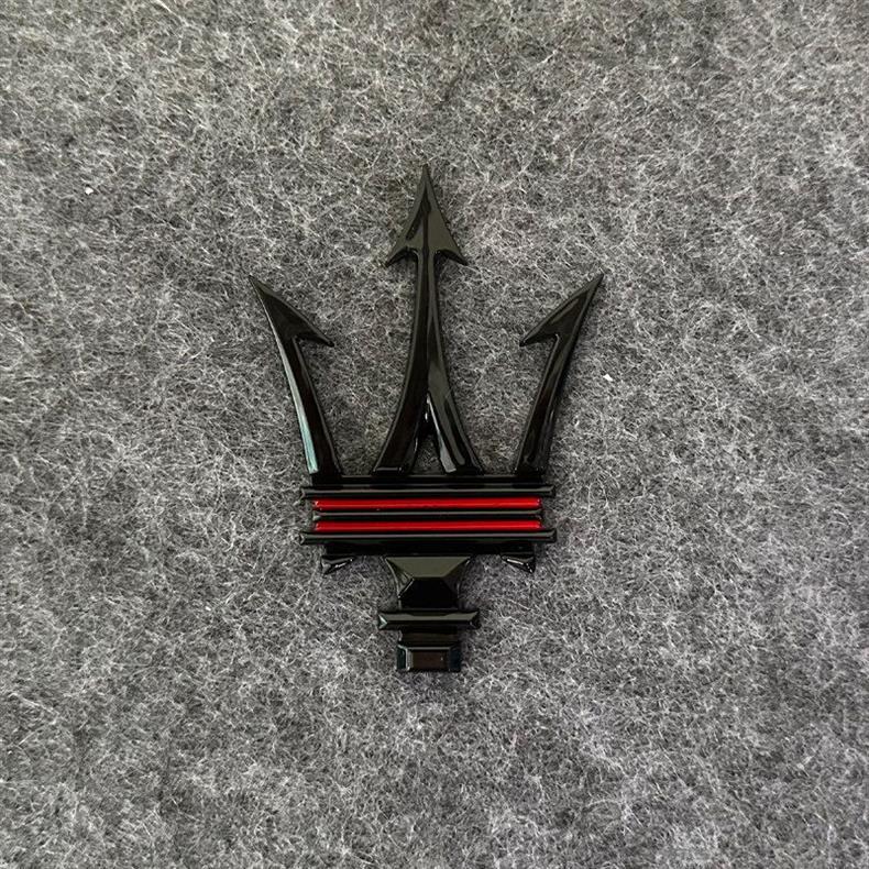 Suitable for Maserati rear fender side emblems, new Quattroporte, Ghibli car emblems, body stickers, Levante emblems