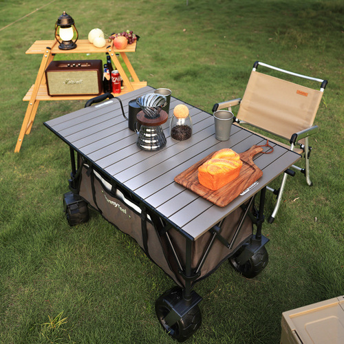 SunnyFeel outdoor camping car camping folding trolley picnic car lightweight folding camper car