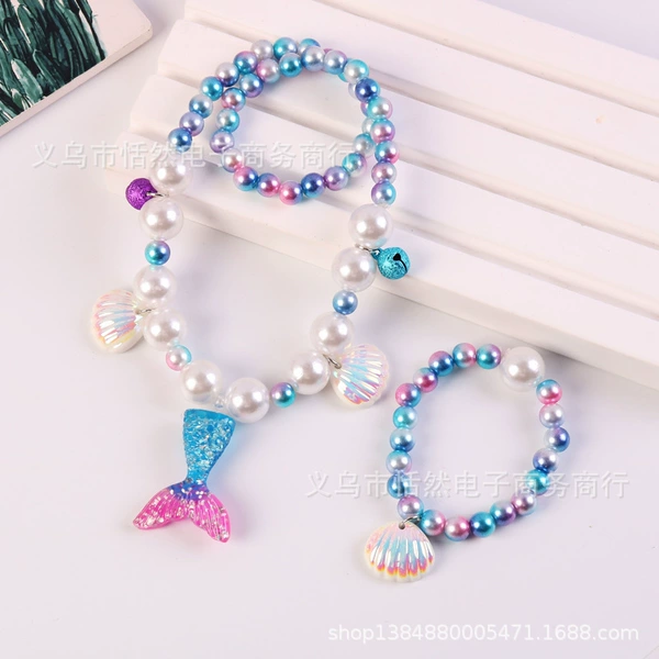 2#blue fish tail 2 -piece set [card paper packaging]