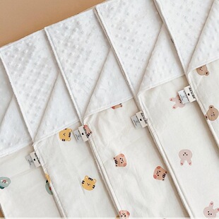 Korean Cotton Baby Bean Blanket Kindergarten Nap Blanket Newborn Quilt Children's Blanket Carts Windshield Blanket