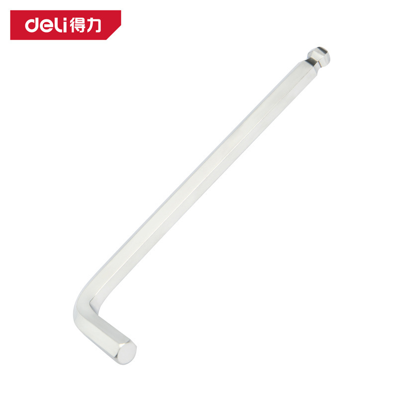 deli得力球头内六角特长单只单支大号小号公制加长球头内六方扳手