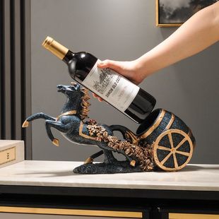 Creative European Wine Red Wine Rack Living Room Wine Cabinet Ornaments Simple Modern Light Luxury