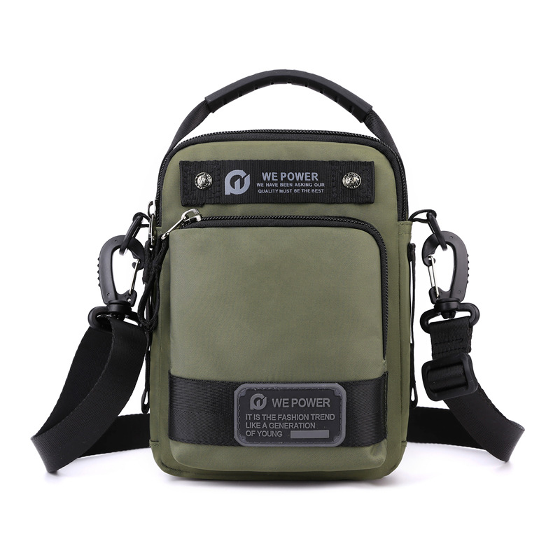 WEPOWER nuevo bolso de hombro para hombre impermeable al aire libre multifuncional bolso de mensajero casual de moda