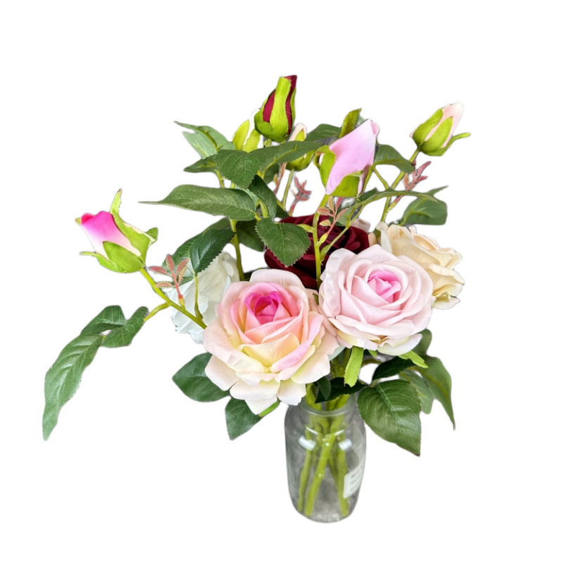 2 Blockbuilding Rose simulation flower Amazon artificial fake…