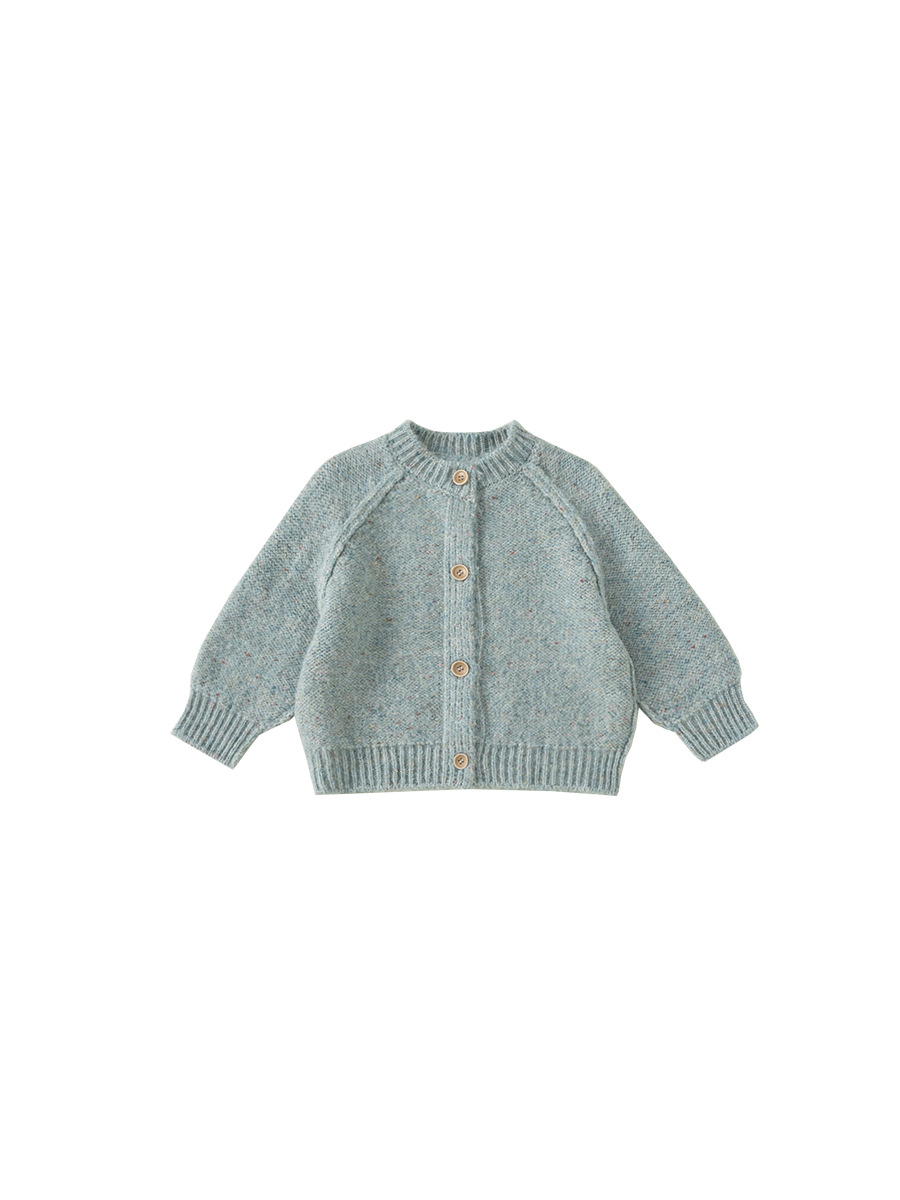 Bangchoan ropa infantil de niñas de punto Cardigan de otoño ropa de bebé de manga larga suéter suave 2026 ropa infantil