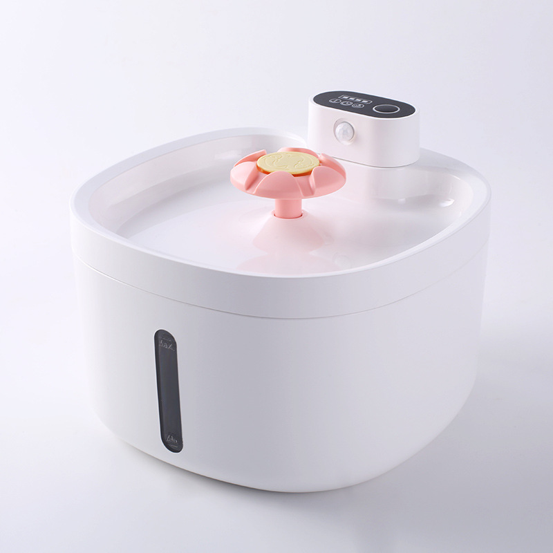 Dispensador de agua para mascotas alimentador de agua para perros inteligente inducción de larga resistencia dispensador de agua para gatos fácil limpieza suministros para mascotas