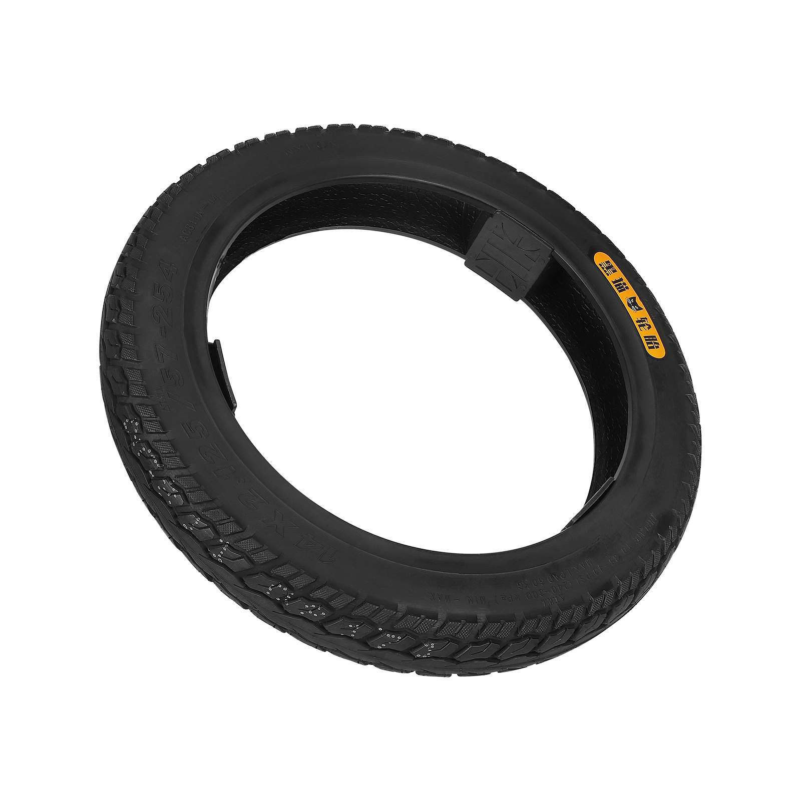 黑猫轮胎14*2.125/57-254(AC811A) 舒适真空电动自行车加厚外胎