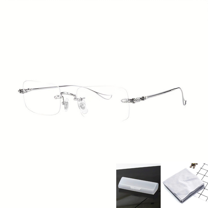 실버 프레임 + 무광 케이스 천