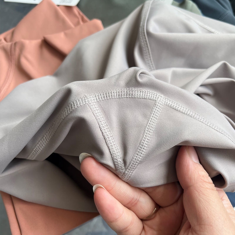 Women's Clothing High Waisted Cream Colored Yoga Pants Hip Lifting Quick Drying Fitness Sports Cropped Pants For Women_ecoleips.com