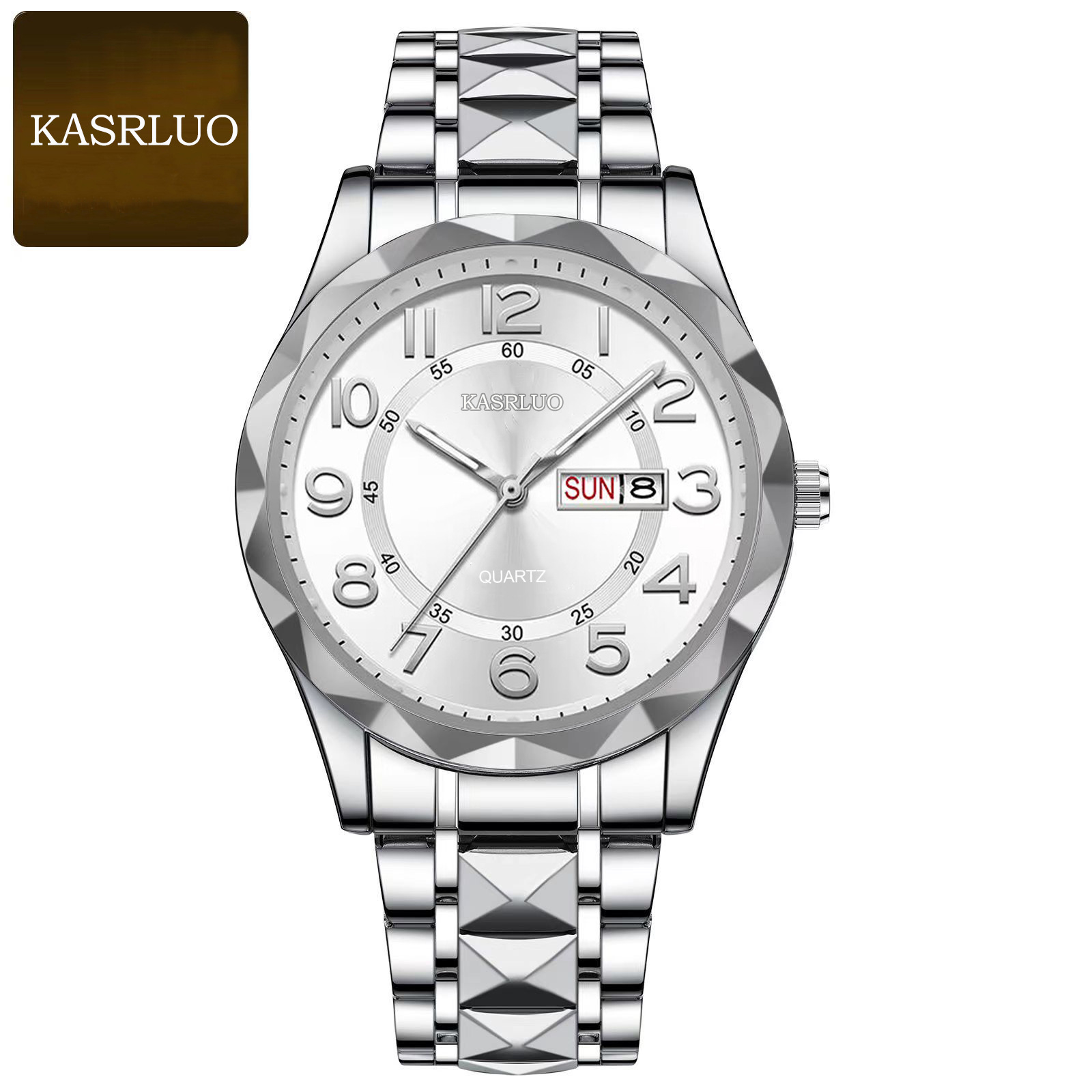 Men's Quartz Watch Waterproof Luminous Large Dial For Elderly_voghion.com