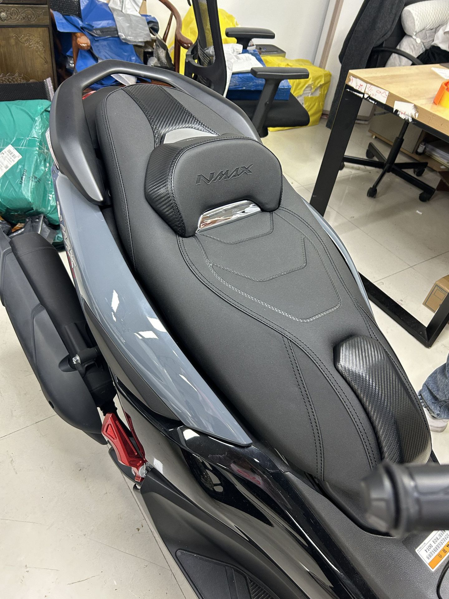 Suitable for 20-24 Yamaha NMAX155 modified cushion new upgraded Indonesian cushion with backrest non-slip