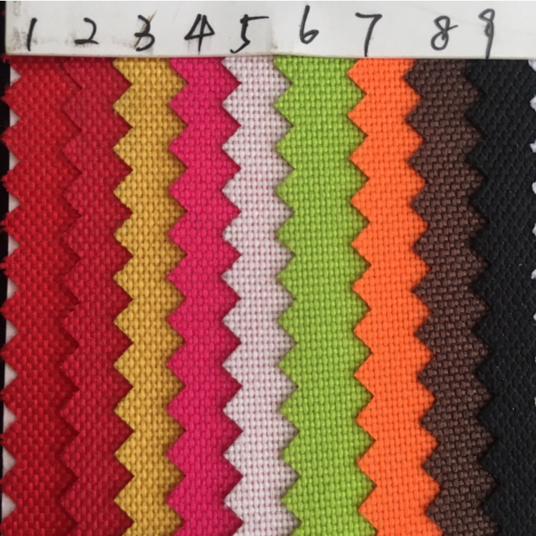 厂家现货 600D牛津布 9*6 PU 箱包面料 颜色齐全 收纳布料