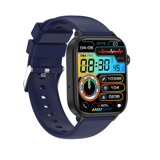 Et570 Smart Watch Heart Rate Body Temperature Bluetooth Call Stopwatch Calculator Step Counting Sports Watch Cross-Border New Model