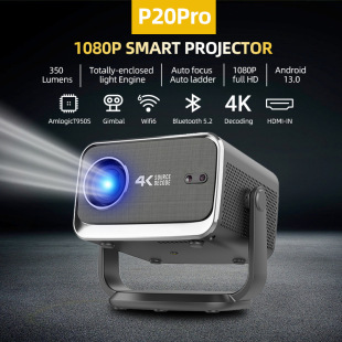 Cross-Border Ptz Full Hd 1080P Supports 4K Smart Android 13 Projector Home Theater Office Projector