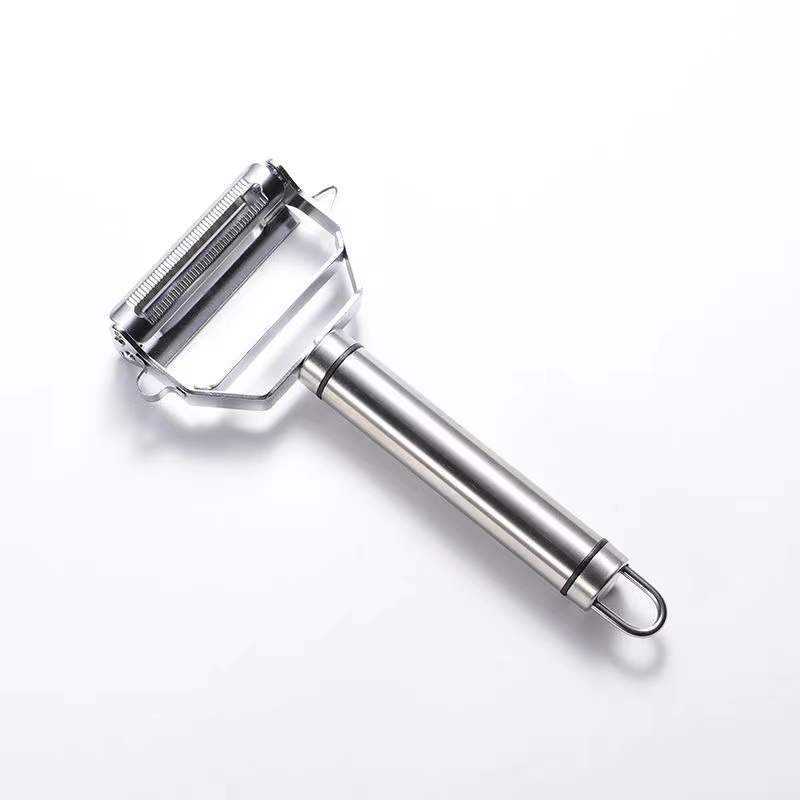 フルーツピーラー多機能皮むき器家庭用キッチンおろし金304ステンレス鋼皮むきナイフ3in1|undefined